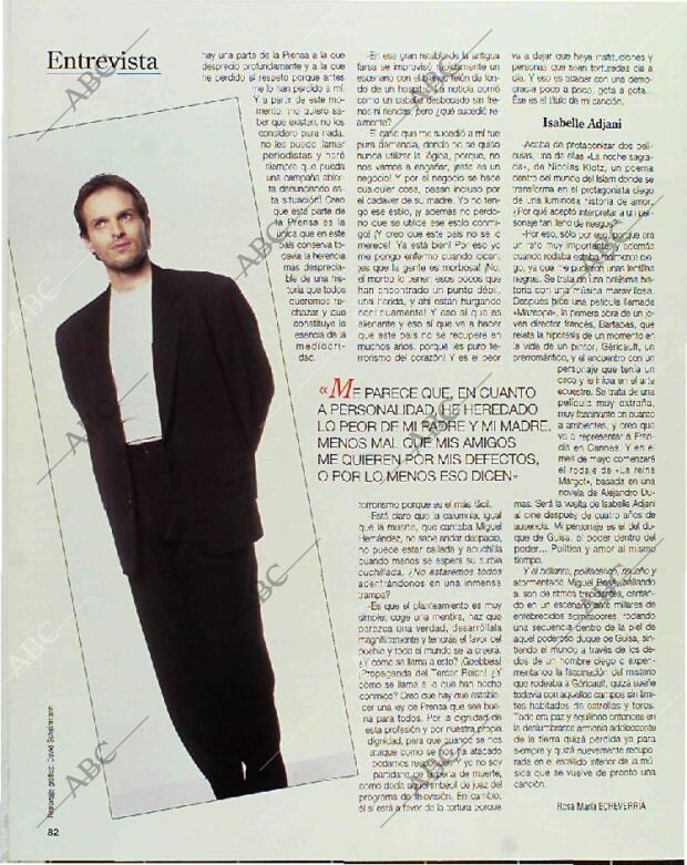 BLANCO Y NEGRO MADRID 14-03-1993 página 82