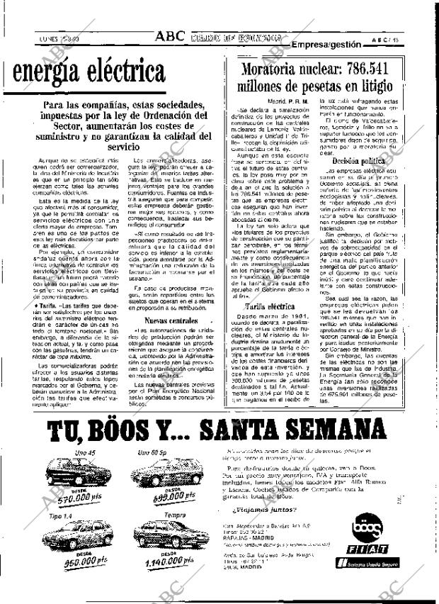 ABC MADRID 15-03-1993 página 43