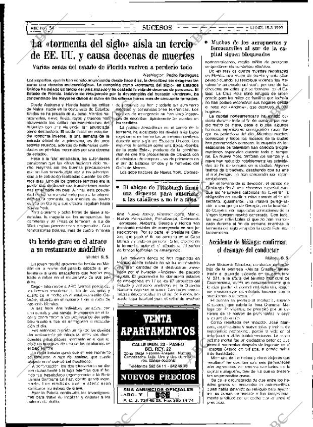 ABC MADRID 15-03-1993 página 54