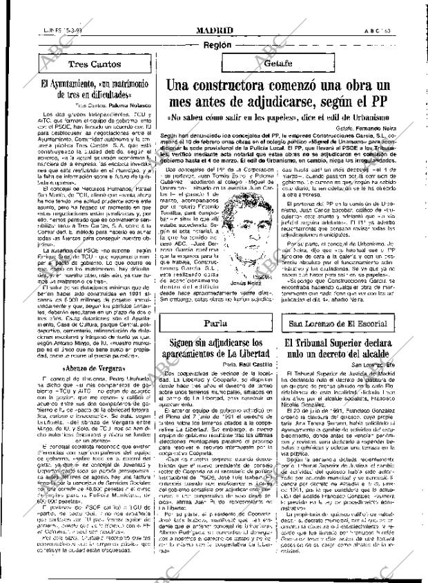 ABC MADRID 15-03-1993 página 63