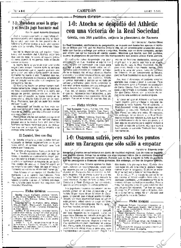 ABC MADRID 15-03-1993 página 76