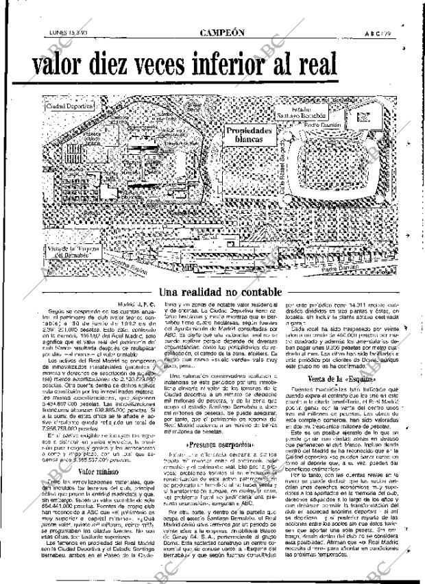 ABC MADRID 15-03-1993 página 79