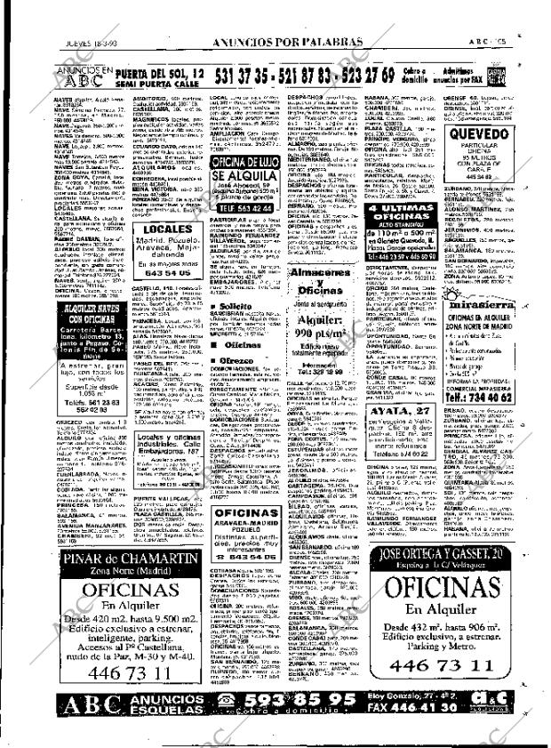 ABC MADRID 18-03-1993 página 105