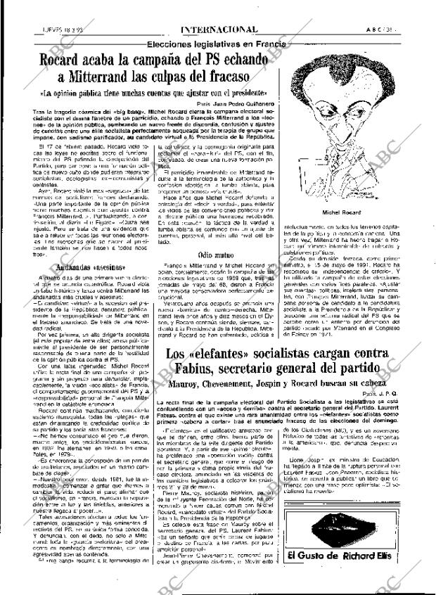 ABC MADRID 18-03-1993 página 31