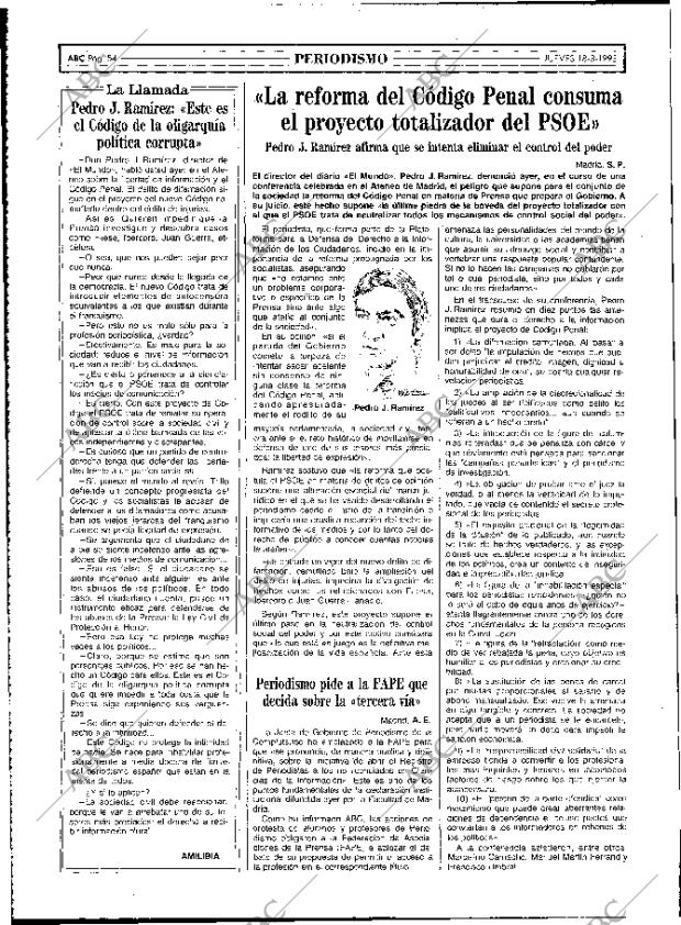 ABC MADRID 18-03-1993 página 54