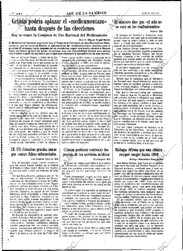 ABC MADRID 18-03-1993 página 72