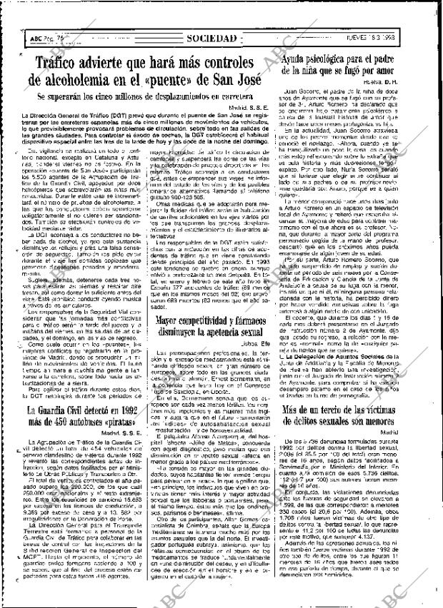 ABC MADRID 18-03-1993 página 76