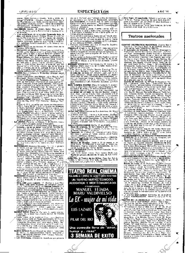 ABC MADRID 18-03-1993 página 91
