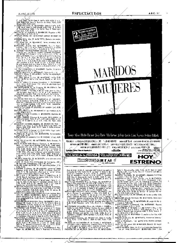 ABC MADRID 18-03-1993 página 97