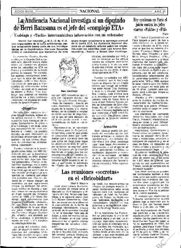 ABC SEVILLA 18-03-1993 página 21