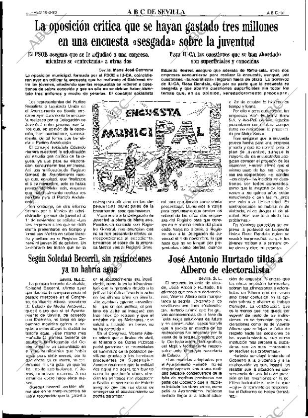 ABC SEVILLA 18-03-1993 página 51