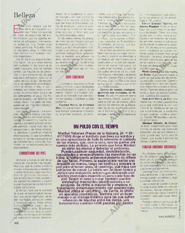 BLANCO Y NEGRO MADRID 21-03-1993 página 100