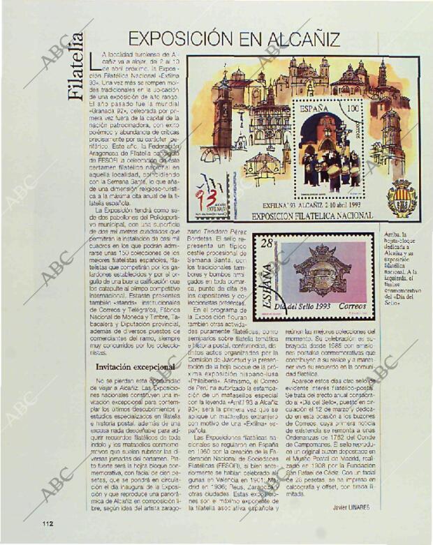 BLANCO Y NEGRO MADRID 21-03-1993 página 112