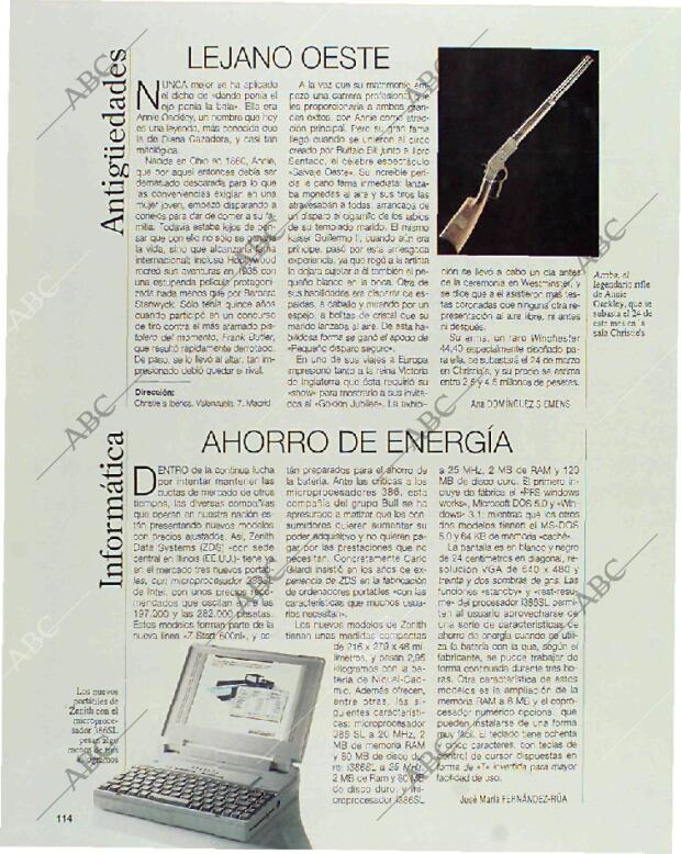 BLANCO Y NEGRO MADRID 21-03-1993 página 114