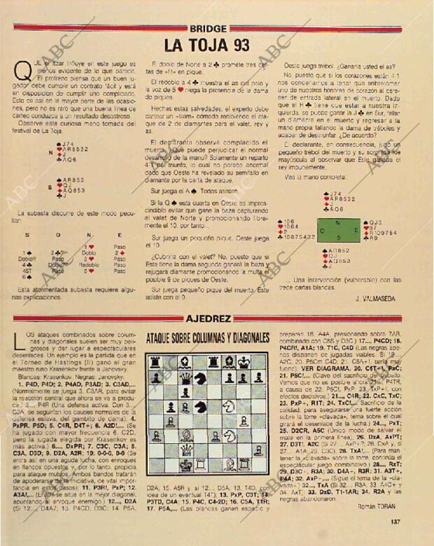 BLANCO Y NEGRO MADRID 21-03-1993 página 137