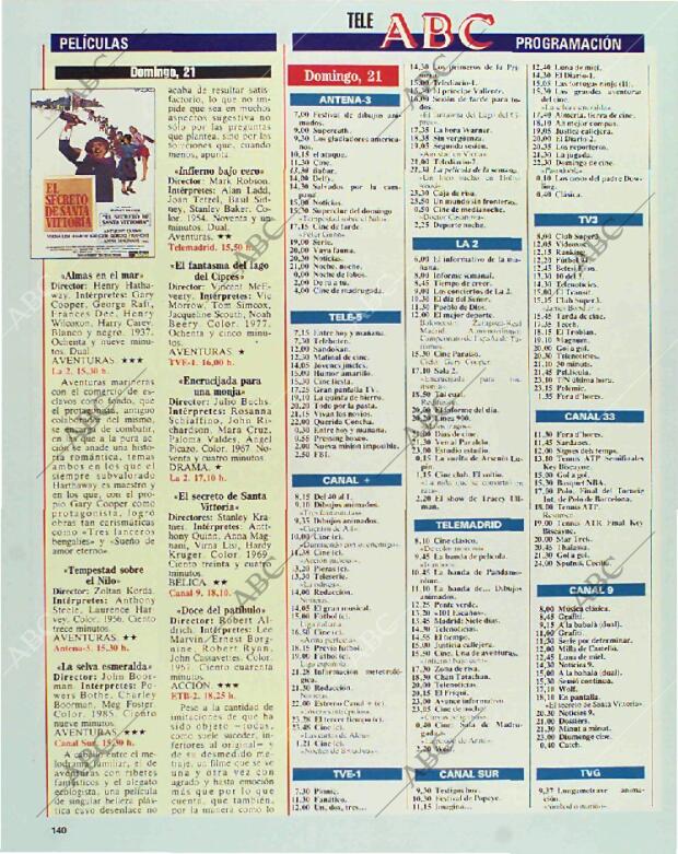 BLANCO Y NEGRO MADRID 21-03-1993 página 140