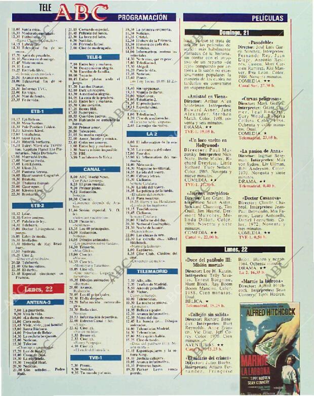 BLANCO Y NEGRO MADRID 21-03-1993 página 141