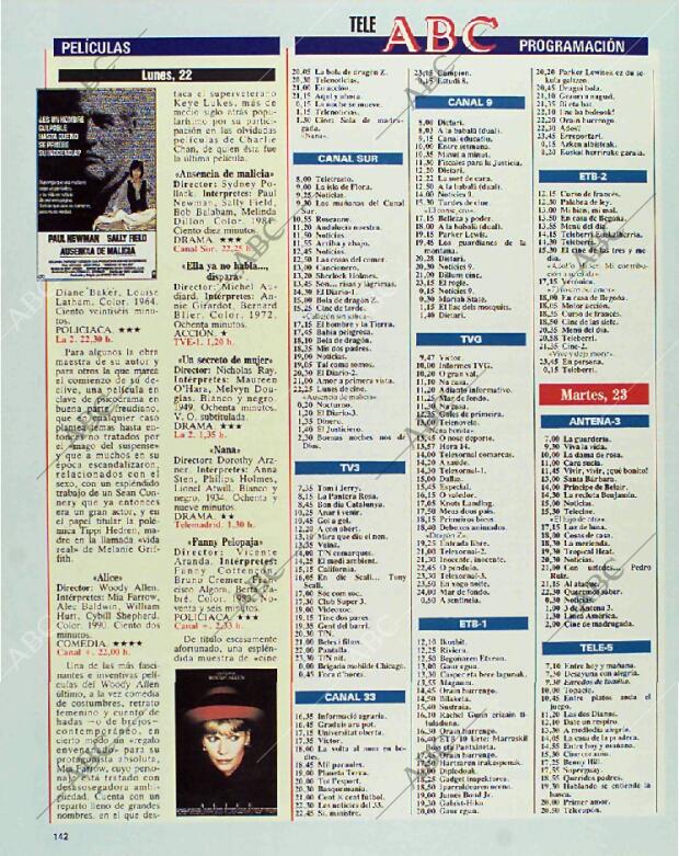 BLANCO Y NEGRO MADRID 21-03-1993 página 142