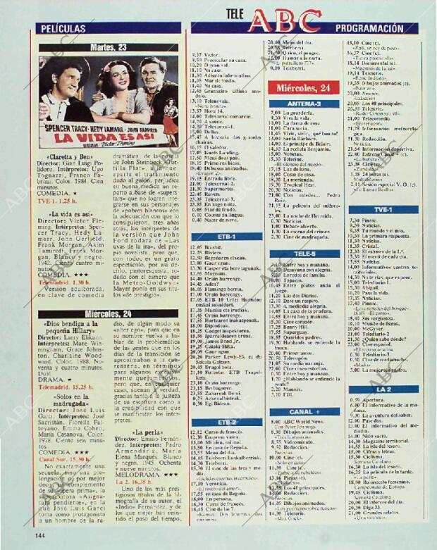 BLANCO Y NEGRO MADRID 21-03-1993 página 144