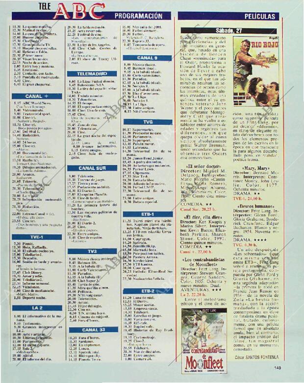 BLANCO Y NEGRO MADRID 21-03-1993 página 149