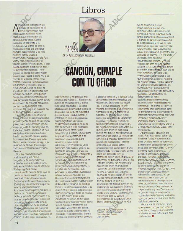 BLANCO Y NEGRO MADRID 21-03-1993 página 16