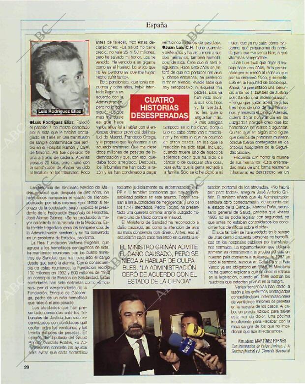 BLANCO Y NEGRO MADRID 21-03-1993 página 20