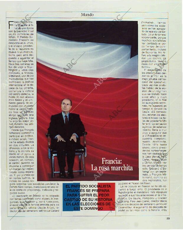 BLANCO Y NEGRO MADRID 21-03-1993 página 23