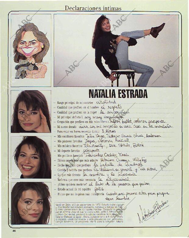 BLANCO Y NEGRO MADRID 21-03-1993 página 46