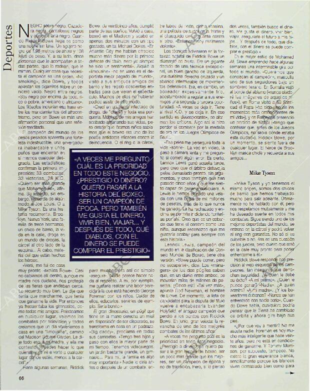 BLANCO Y NEGRO MADRID 21-03-1993 página 66