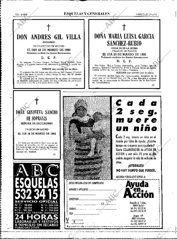 ABC MADRID 24-03-1993 página 108