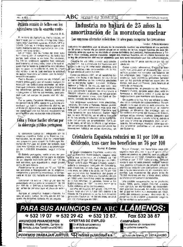 ABC MADRID 24-03-1993 página 46
