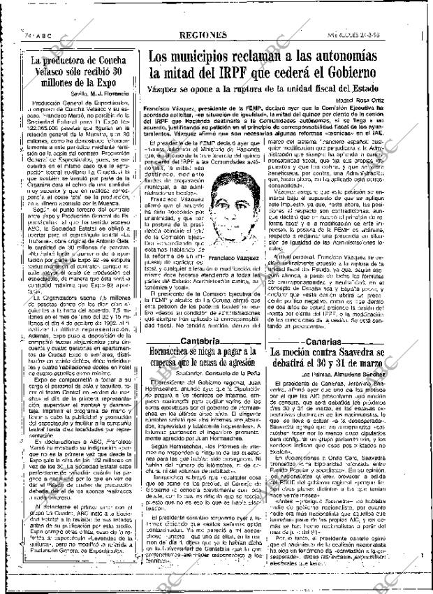 ABC MADRID 24-03-1993 página 74
