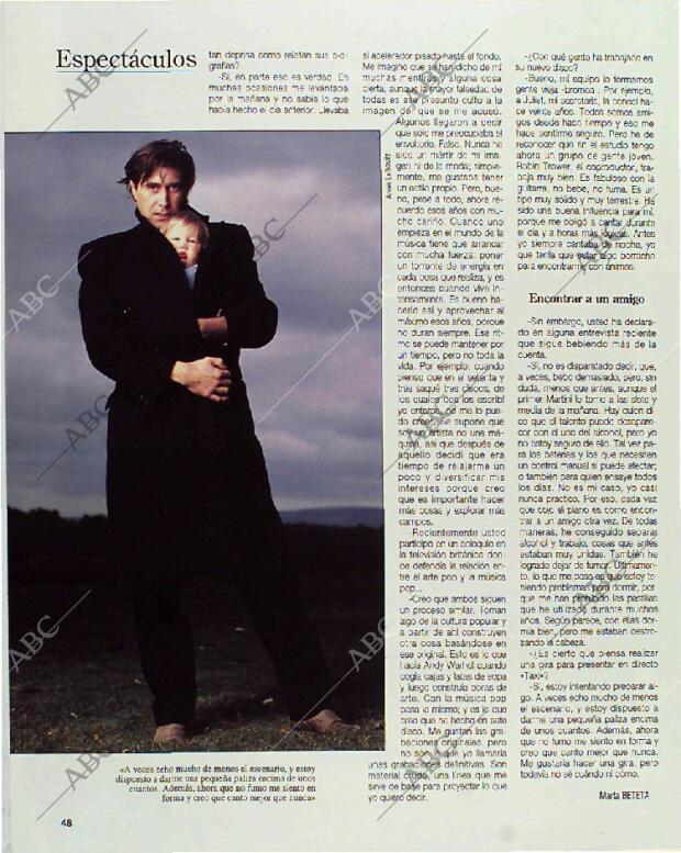 BLANCO Y NEGRO MADRID 28-03-1993 página 48