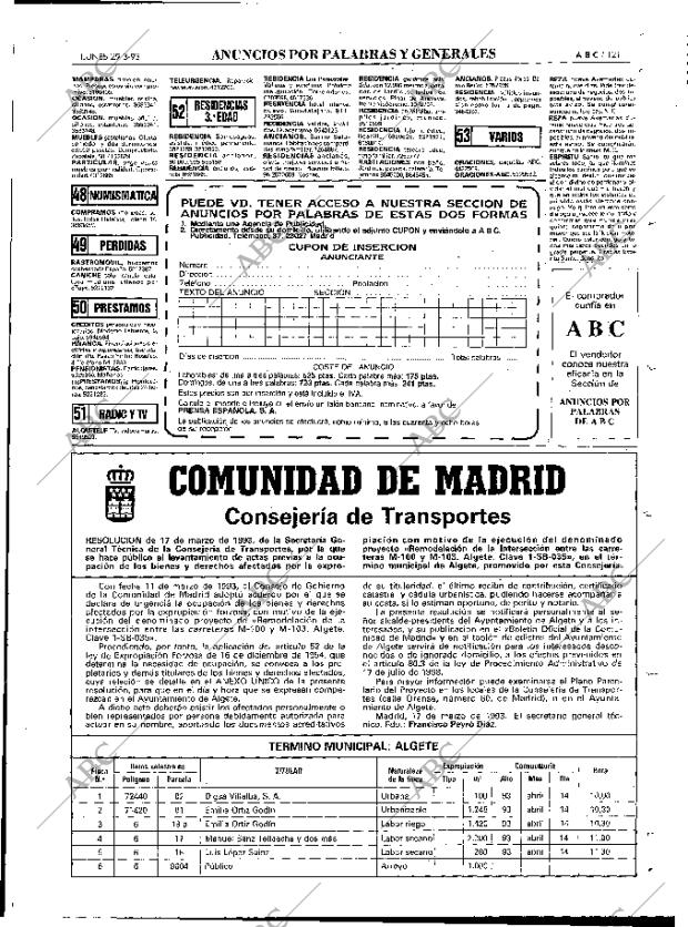 ABC MADRID 29-03-1993 página 121