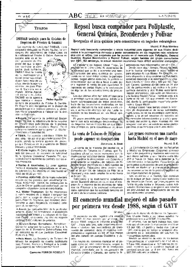 ABC MADRID 29-03-1993 página 44