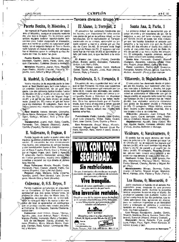 ABC MADRID 29-03-1993 página 85
