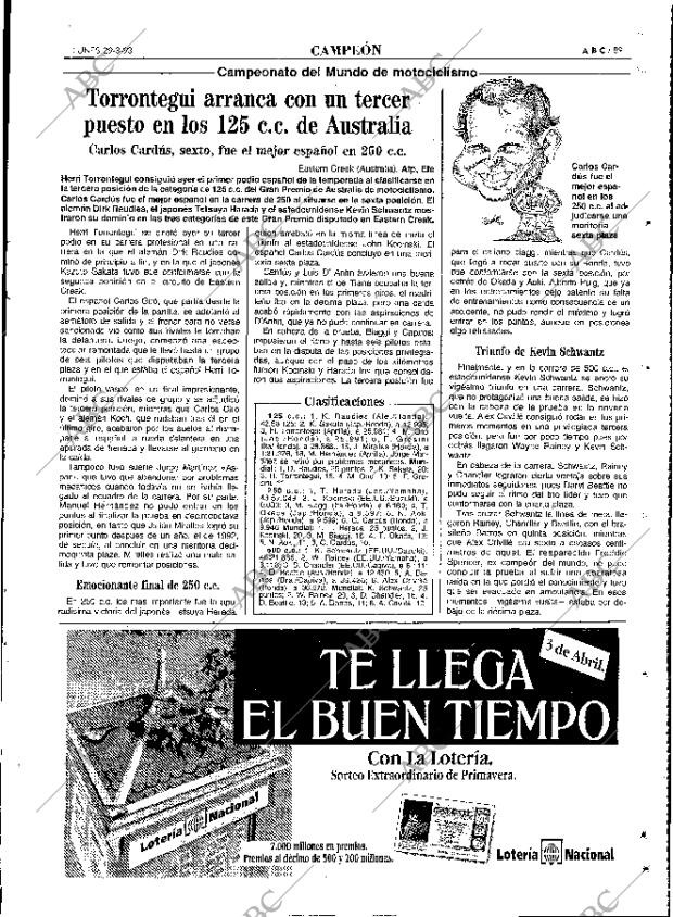 ABC MADRID 29-03-1993 página 89