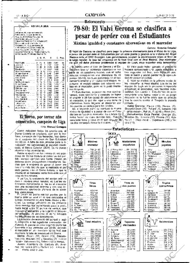 ABC MADRID 29-03-1993 página 92