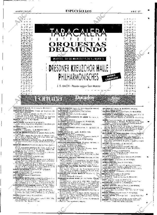 ABC MADRID 30-03-1993 página 87