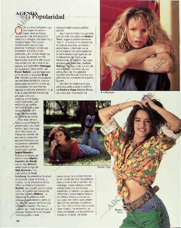 BLANCO Y NEGRO MADRID 04-04-1993 página 34