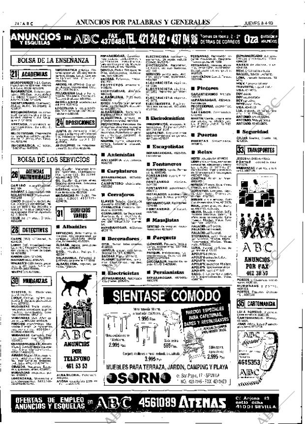 ABC SEVILLA 08-04-1993 página 74