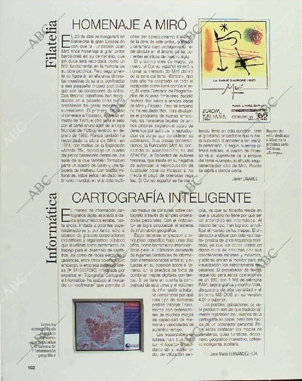 BLANCO Y NEGRO MADRID 11-04-1993 página 102