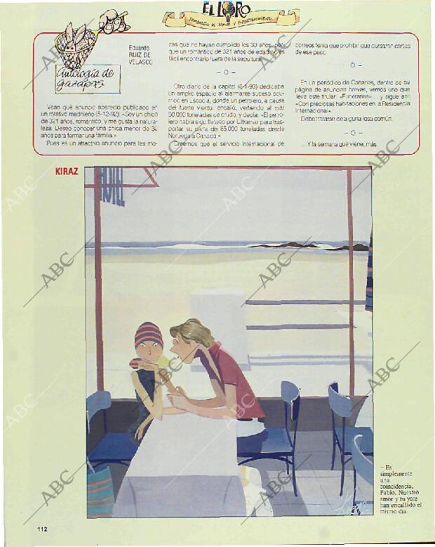 BLANCO Y NEGRO MADRID 11-04-1993 página 112