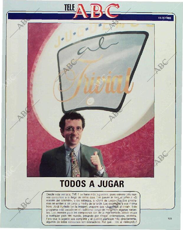 BLANCO Y NEGRO MADRID 11-04-1993 página 123