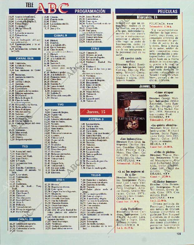 BLANCO Y NEGRO MADRID 11-04-1993 página 129