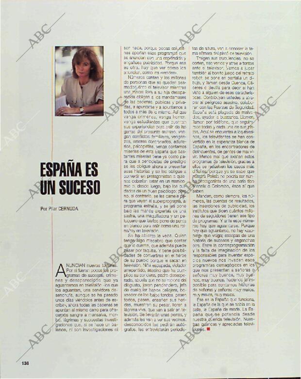 BLANCO Y NEGRO MADRID 11-04-1993 página 138