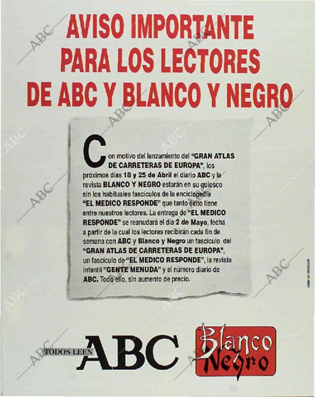 BLANCO Y NEGRO MADRID 11-04-1993 página 99