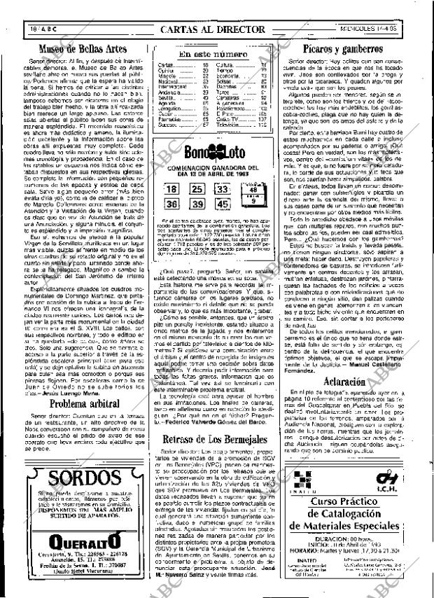 ABC SEVILLA 14-04-1993 página 18