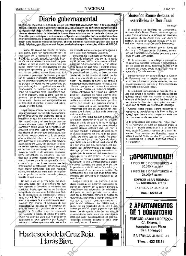 ABC SEVILLA 14-04-1993 página 27