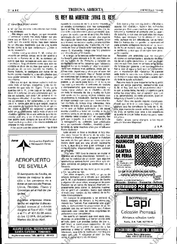 ABC SEVILLA 14-04-1993 página 34